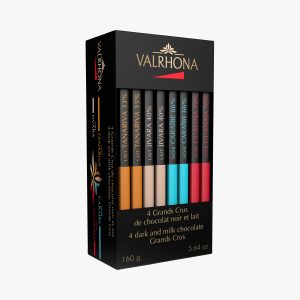 plaquettes de chocolats valrhona, exposant au salon professionnel HORECALPES